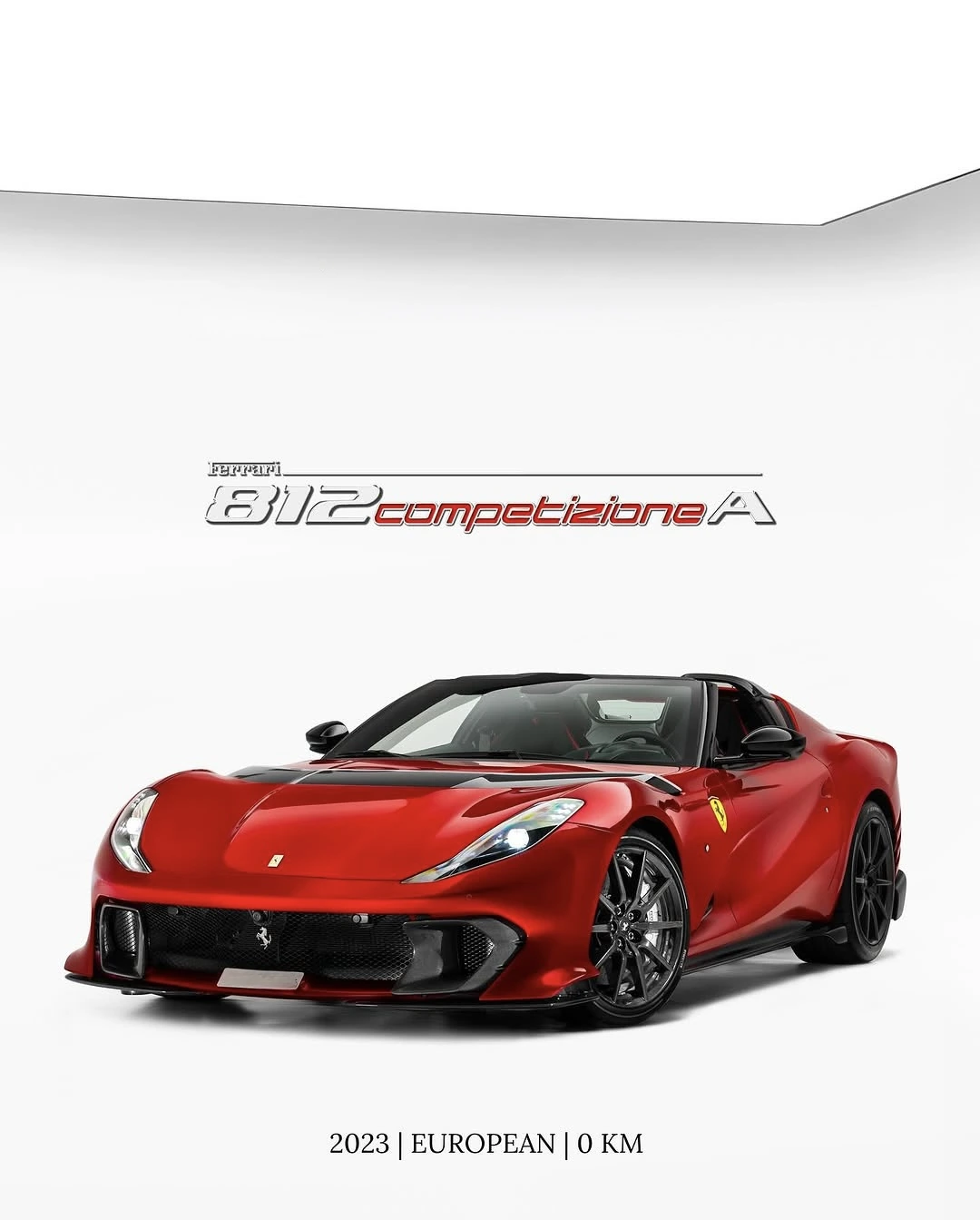 Ferrari 812 Competizione A - Rosso Magma